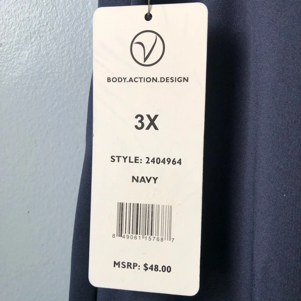 NWT VOGO Athletica Women’s Plus Size Skort Navy size 3X - Picture 6 of 11